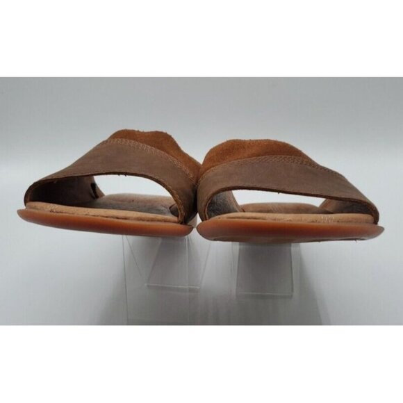 Kodiak Womens Alexi Brown Rust Leather Suede Slide Sandals Size 8.5 - Picture 9 of 13